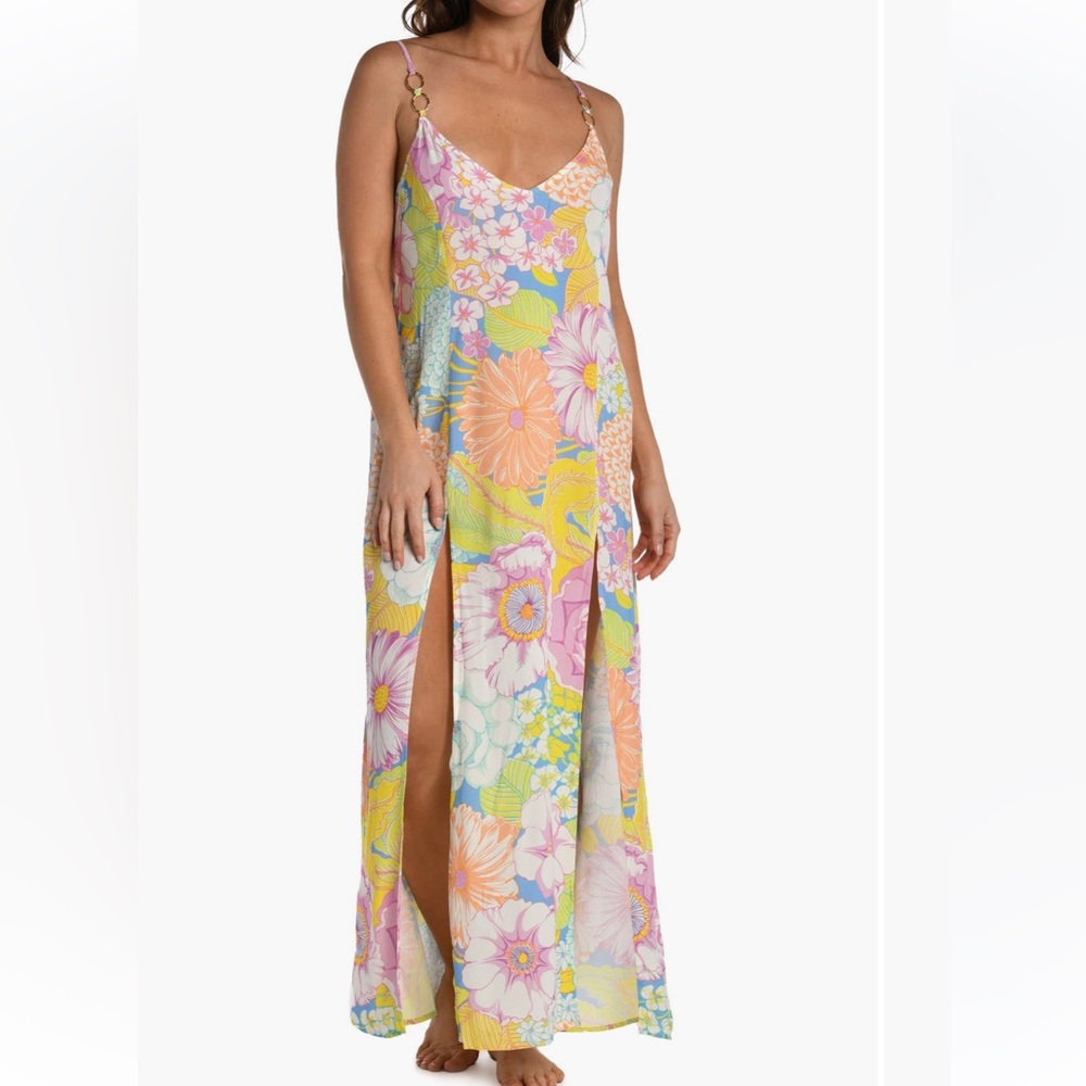 Sunshine 79 Botanical Cover-Up Maxi Dress. NWT. Size s/m